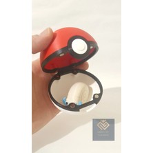 Saha 3D Pokemon Mıknatıslı Poke Topu (Omanyte Hediyeli)