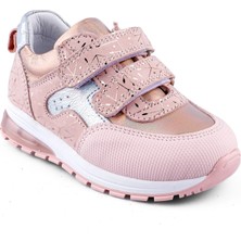 Ortoplus Spor Deri Ortopedik Bebe Ayakkabı K SB2078 Pudra