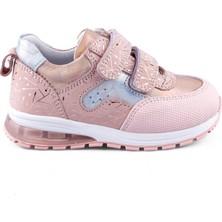 Ortoplus Spor Deri Ortopedik Işıklı Çocuk Ayakkabı P SB2078 Pudra