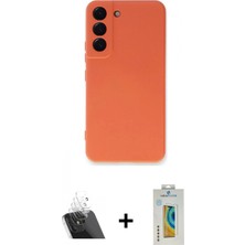 Marsilyan™- Galaxy S23 Plus Kılıf Ahenk Serisi - Şeffaf Polymer Nano Ekran Koruyucu + Şeffaf Kamera Lens Koruma Cam