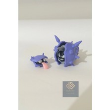 Saha 3D Pokemon Shellder ve Cloyster Figür