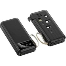 Nemere Powerbank Şarj Cihazı 4 Çıkışlı 20.000 Mah Powerbank Kompakt Yüksek Kapasiteli Hızlı Şarj