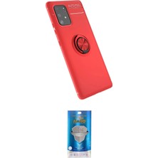 TKÇ Ieg™ Galaxy A91 / S10 Lite Kılıf Yankı Form Prime - Şeffaf Royal Nano Ekran Koruyucu