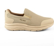 King Paolo Sneaker Tekstil Yürüyüş Erkek Ayakkabı KP1114 Bej
