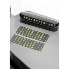 Nemere Araba Park Numaratörü Araç Içi Numaralık Değiştirilebilir Çevirmeli Mini