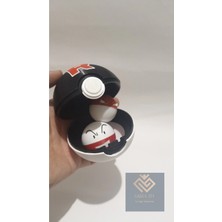 Saha 3D Pokemon Rocket Team Poke Ball Poke Topu (Voltorb ve Electrode Hediyeli)
