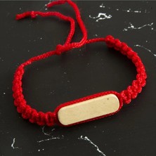 MidasTech Ahşap Makrome Örgülü Bileklik Nemere