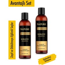 Hunca Nature Keratin Complex Şampuan 350 ml x 2 Adet