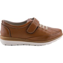 Ortoplus Deri Ortopedik Kadın Ayakkabı RI8779 Taba