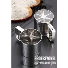 İsmiyle Al Mey Ithalat® Un Eleği Nişasta Kakao Un Dağıtıcı Elek 304 Paslanmaz Çelik 721083