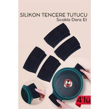 Zenvia Tencere Tutucu Silikon 4 Adet 720172 ZNV-RETROIEG324