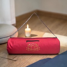 Narespor Su Geçirmez Lotus Baskılı Mat Taşıma Çantası Yogafitness Antrenman Çantası 2 Adet Mat Toplamalastiği