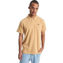 Belirtilmemiş Quiksilver Mw Pique Erkek Bej Tişört