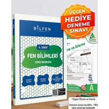 Bilfen Yayıncılık 4. Sınıf Fen Bilimleri Soru Bankası LGS Hazırlığı İçin Ciltli Kitap