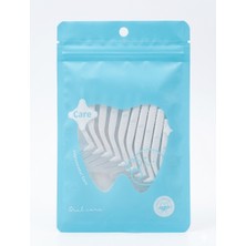 Hannah L Shaped Diş Arası Fırçası 10 Adet Beyaz Renk Arayüz Fırçası Seti 0.4 mm Diş Bakımı Diş Arası Temizleme