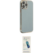 TKÇ Ieg™ Iphone 13 Pro Max Kılıf Yankı Serisi - Şeffaf Pasifik Cam Ekran Koruyucu