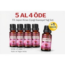 Harmoni Japon Kiraz Çiçeği Esansiyel Uçucu Koku 10ML Difüzör Esansı Buhurdanlık Yağı ve Oda Kokusu  5AL 4öde