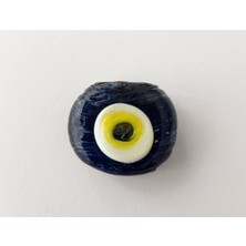 All4comfort 80 Adet El Yapımı Cam Nazar Boncuğu Danagöz - 25MM Geleneksel Ocak Işi Takı Tasarım ve Hobi Seti