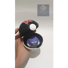 Saha 3D Pokemon Rocket Team Poke Ball Poke Topu (Koffing Hediyeli)