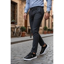Enoch Erkek Deri Perfore Detaylı ve Nakış Logolu Hafif Tabanlı Klasik Sneaker Comfort Ayakkabı