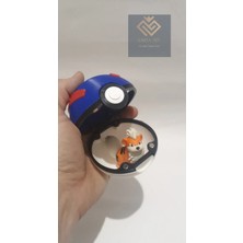 Saha 3D Pokemon Great Poke Topu (Growlithe Hediyeli)