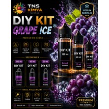 Tns Kimya Dıy Kit 30ML / 60ML / 120ML –grape Ice- Üzüm Buz- Premium Mix Gıda Aroması
