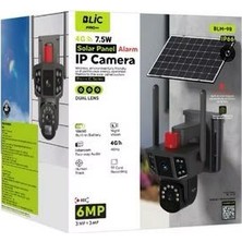 Blic Blm-98 Pro 6mp 4g Sim Kartlı Güneş Panelli Akıllı Ip Güvenlik Kamerası - Çift Lensli ve Hareket Takibi