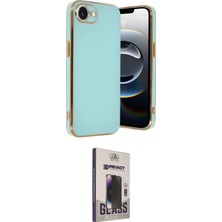 TKÇ Ieg™ Iphone 16E Kılıf Yankı Serisi - Siyah Bilvis Hayalet Cam Ekran Koruyucu