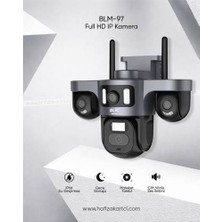 Blic BLM-97 9MP Üçlü Lens PTZ Akıllı Wifi Kamera (3+3+3 MP)