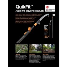 Fiskars Quickfit 4 M Sap ve Testere Birlikte Orijinal Finlandiya Üretimidir.