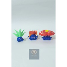 Saha 3D Pokemon Gelişim Seti Vileplume, Gloom ve Oddish