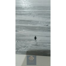 Saha 3D Nihilist Penguen Tablo 30X20 cm