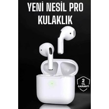 Nemere Beyaz Yeni Nesil Pro Bluetooth Kulaklık Yüksek Ses Kaliteli Anc Özelliği
