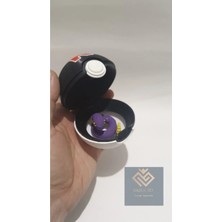 Saha 3D Pokemon Rocket Team Poke Ball Poke Topu (Ekans Hediyeli)