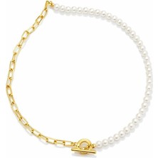 Mimoza Accessories Inci Detay T Kilit Kadın Kolye