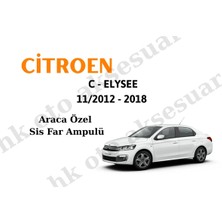 MFK Citoren C - Elysee 11/2012 - 2018 Araca Özel Sis Far Ampulü H11