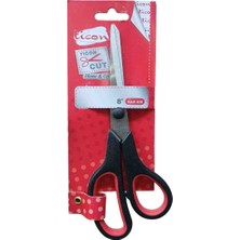 Ticon Cut Ev ve Ofis Makas - 8" Kod: 408 / 8 Inç Yumuşak Sap Özellikli Ofis Makası