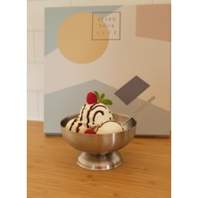 Mutsan Dondurmalık Ø 9 cm | 18/10 Paslanmaz Çelik | No.2 Mini Dondurma Kasesi | Şık Sunum Kasesi