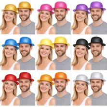 Fun And Market Buğz Glitter Simli Melon Şapka 9’lu Set - 9 Renk Parti ve Kostüm Şapkası