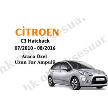 MFK Citroen C3 Hatcback 07/2010 - 08/2016 Uzun Far Ampulü H1