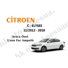 MFK Citoren C - Elysee 11/2012 - 2018 Araca Özel Uzun Far Ampulü H1