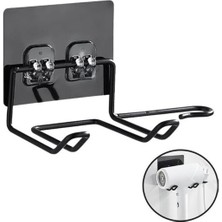 Lowell Home Ieg Fön Makine Askısı Siyah Yapışkanlı Fön Makine Tutucu (4887) LWLRSHM-324FTY4