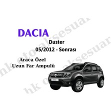 MFK Dacia Duster 05/2012 - Sonrası Araca Özel Uzun Far Ampulü H1