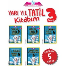 Damla Yayınevi 3. Sınıf Yarı Yıl Tatil Kitabım Seti   5 Kitap Takım