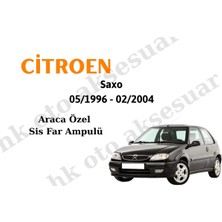 MFK Citroen Saxo 05/1996 - 02/2004 Araca Özel Sis Farı H1
