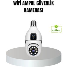Kanonik Education Wifi Ampul Güvenlik Kamerası 1080P Full Hd Gece Görüşlü ve Hareket Algılamalı