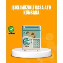 Nemere Su Yeşili Atm Kasa Görünümlü Elektronik Şifreli Çocuk Kumbarası