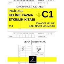 Zugzwang Ingilizce Kelime Yazma Etkinlik Kitabı C1   2 Ileri Seviye Kelimeler