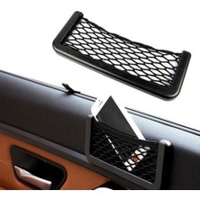 Arel Tech Store Araç Içi Fileli Pratik Göz Telefon Için Yapışkanlı Fileli Ceplik (5508) ARLSTRTCH-RSG3256