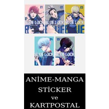 Komik Şeyler Yayıncılık Blue Lock 21-22-23-24-25 Manga Seti (5 Kitap) / Anime-Manga Sticker ve Kartpostal Hediyeli
